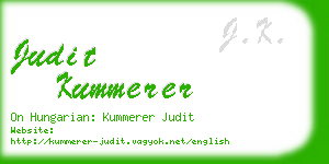 judit kummerer business card